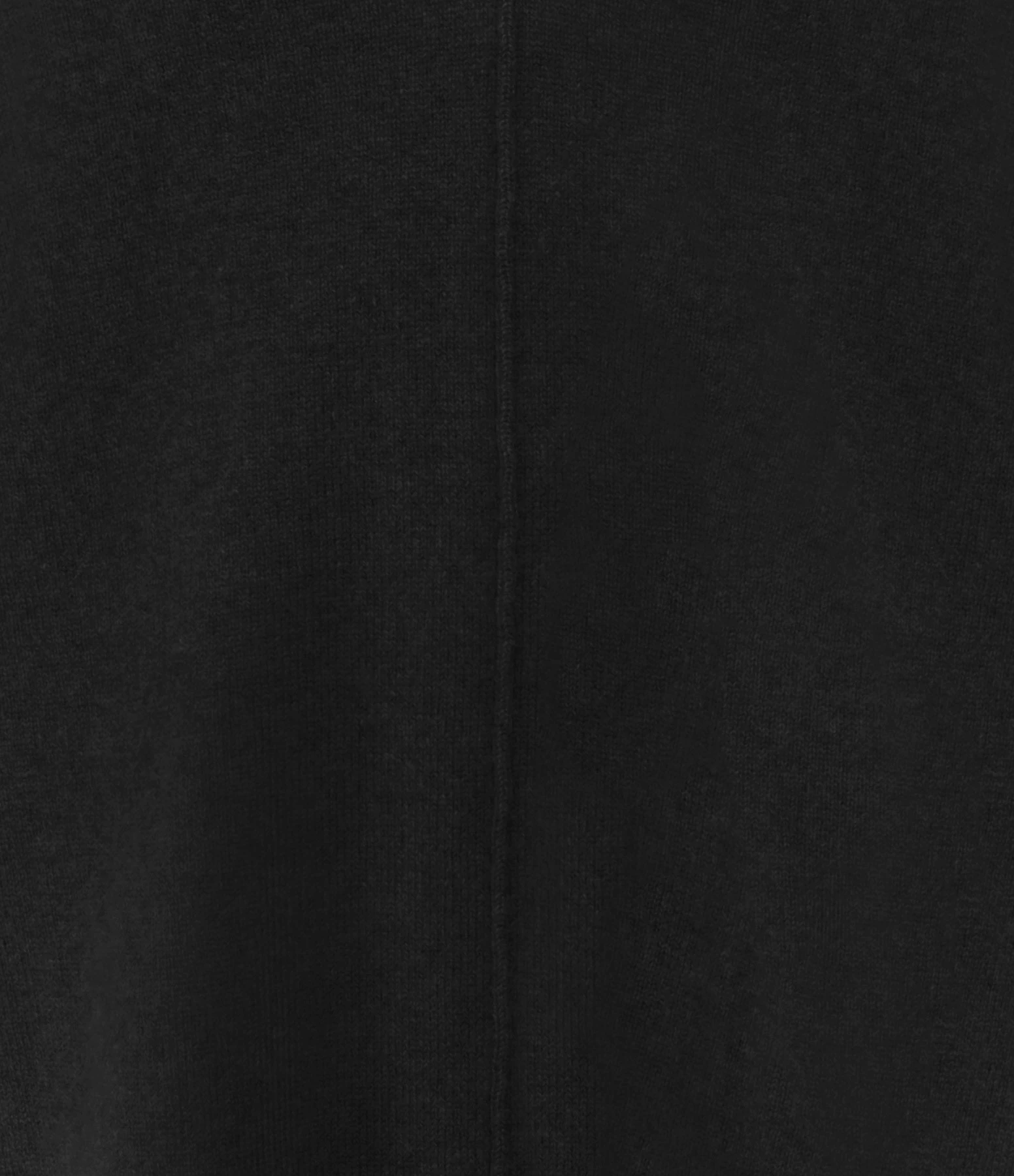 Kujten Pull Misha Col V Oversize Cachemire Noir – Image 2