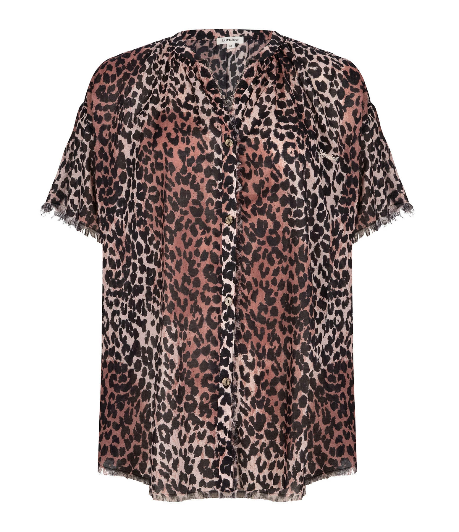 Love Stories Chemise Mila Coton Léopard