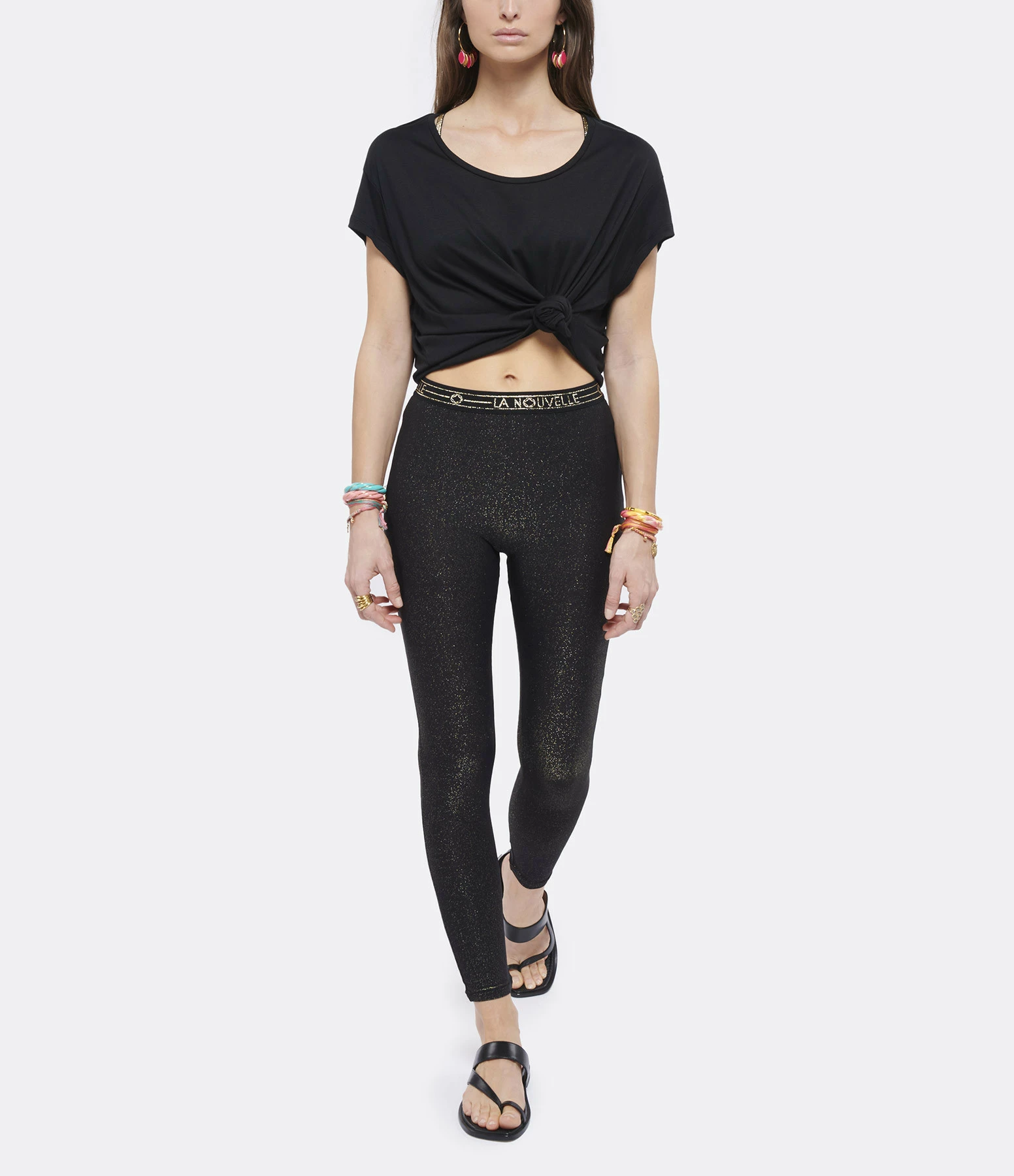 La Nouvelle Legging Gary Lurex Noir – Image 3