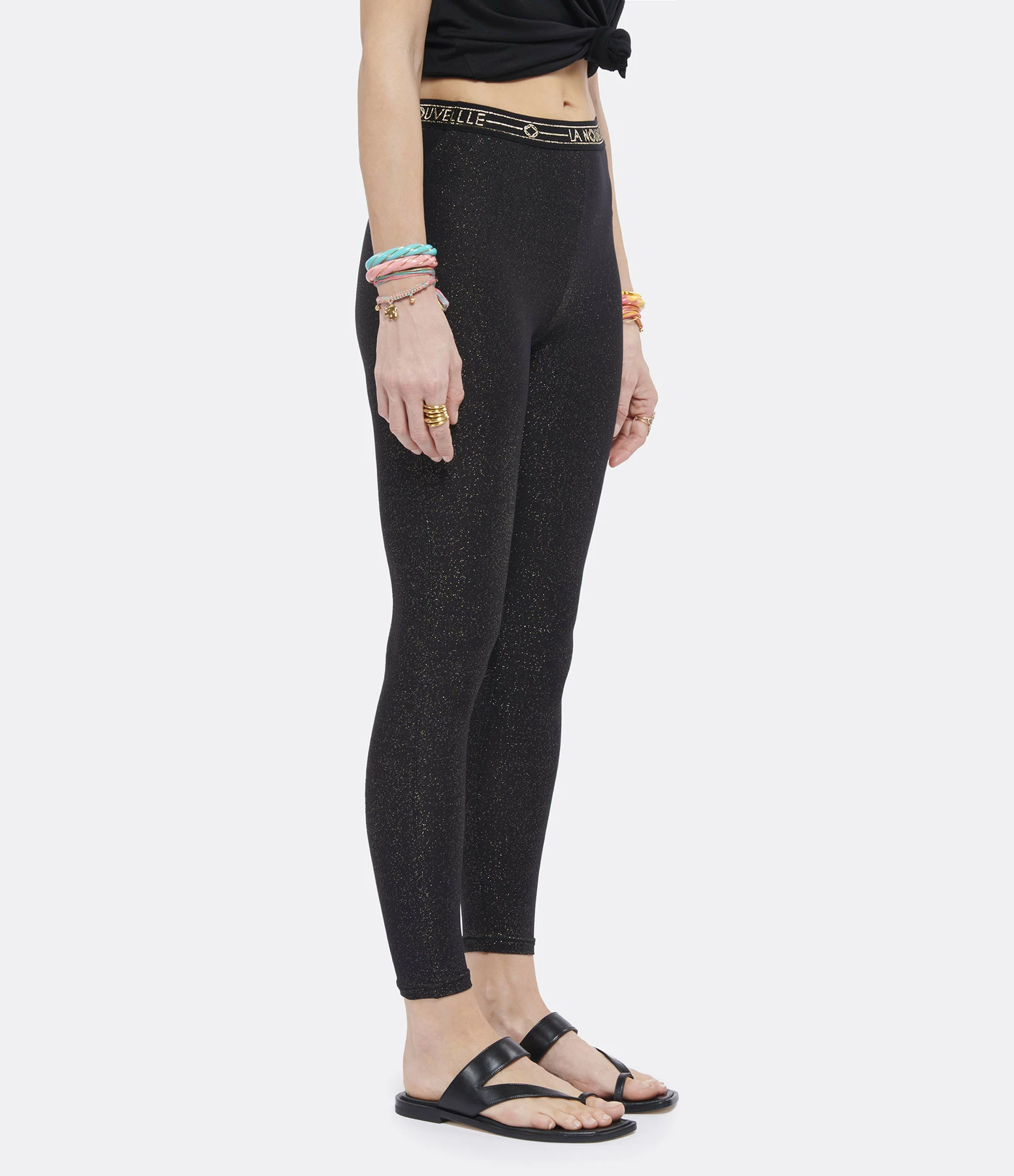 La Nouvelle Legging Gary Lurex Noir – Image 4