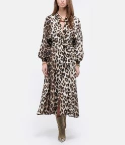 LA PRESTIC OUISTON Robe Raffaella Soie Imprimé Panthère 8 LA PRESTIC OUISTON Robe Raffaella Soie Imprimé Panthère -Boutique de vente ZIMMERMANN lapre look20201210 344 1