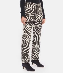 LA PRESTIC OUISTON Pantalon Yep Coton Zèbre 10 LA PRESTIC OUISTON Pantalon Yep Coton Zèbre -Boutique de vente ZIMMERMANN lapre look20220817 42