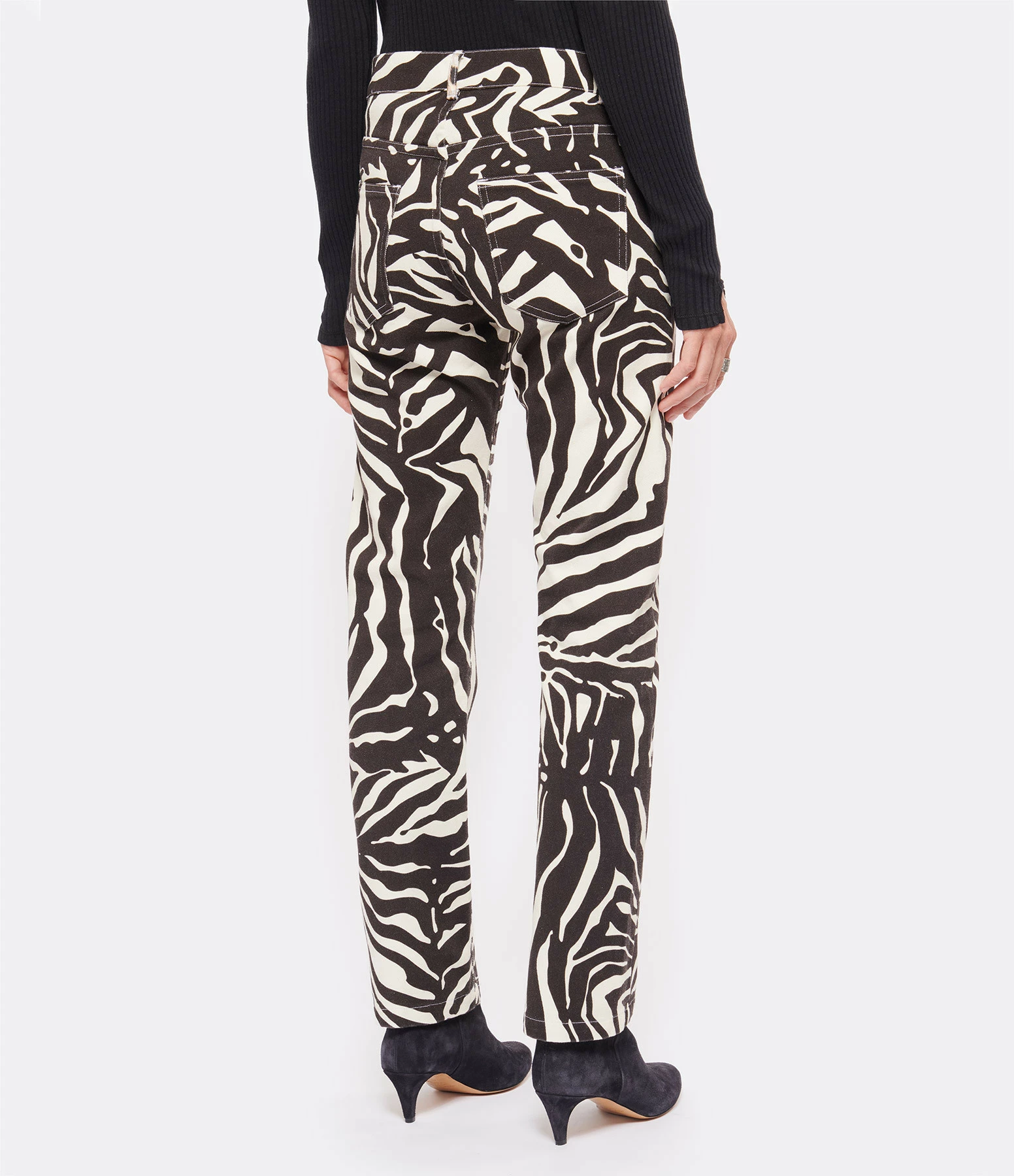 LA PRESTIC OUISTON Pantalon Yep Coton Zèbre 7 LA PRESTIC OUISTON Pantalon Yep Coton Zèbre – Image 5
