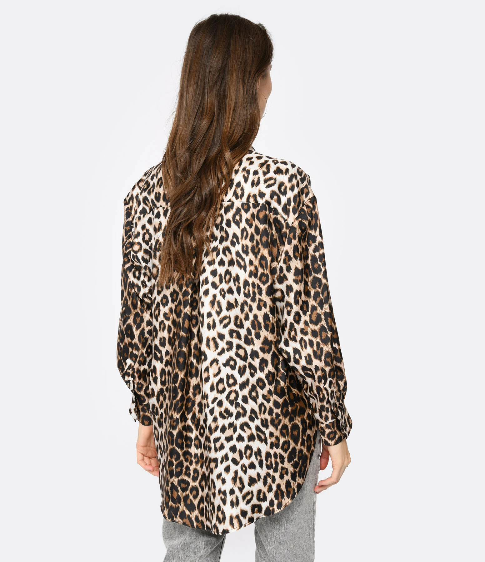 LA PRESTIC OUISTON Chemise Big Soie Panthère – Image 5