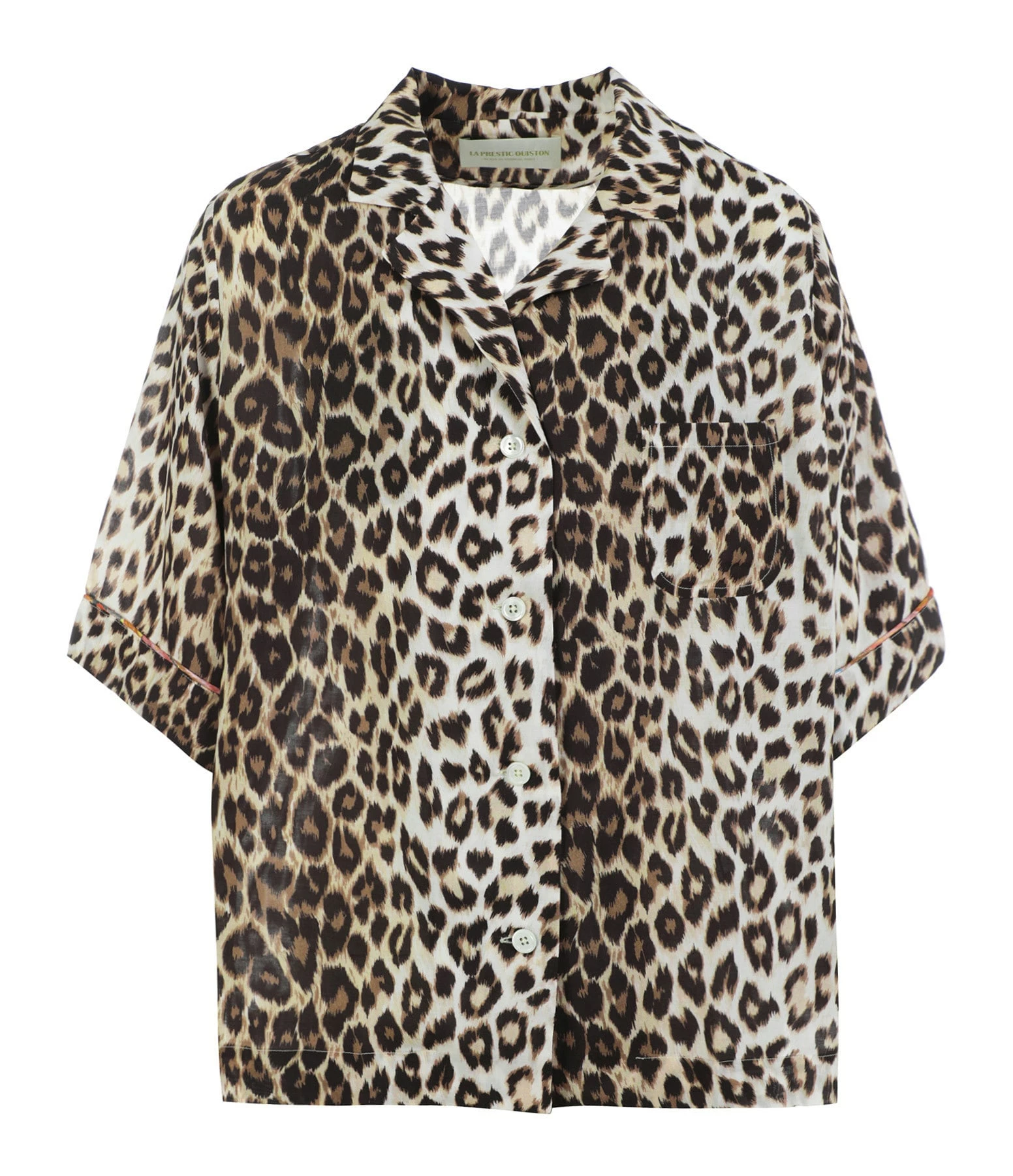 LA PRESTIC OUISTON Chemise Hawai Imprimé Panthère