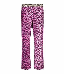 LA PRESTIC OUISTON Pantalon Lucky Soie Panthère Rose, Exclusivité Lulli