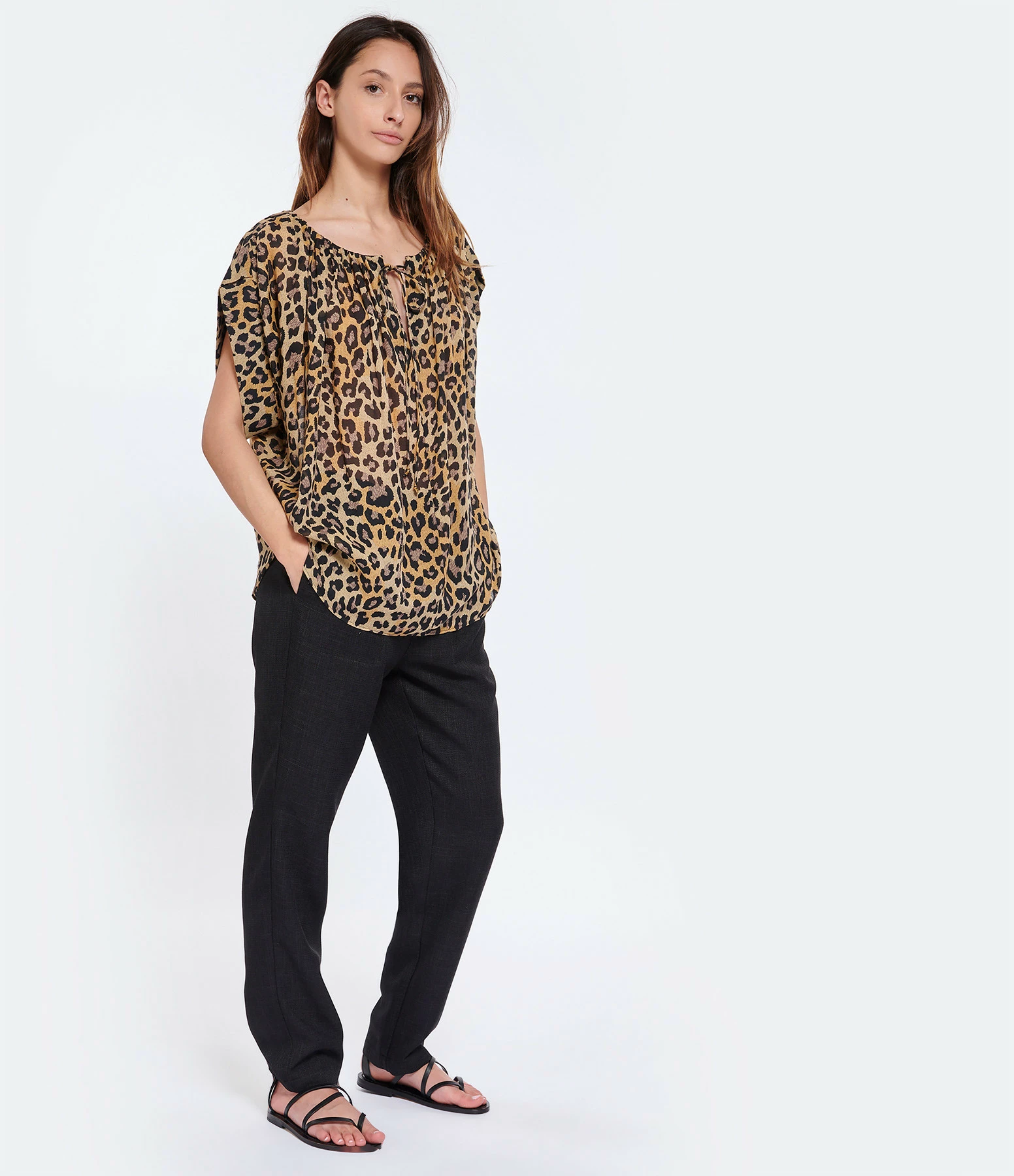 Laurence Bras Top Daffodil Coton Leopard – Image 4