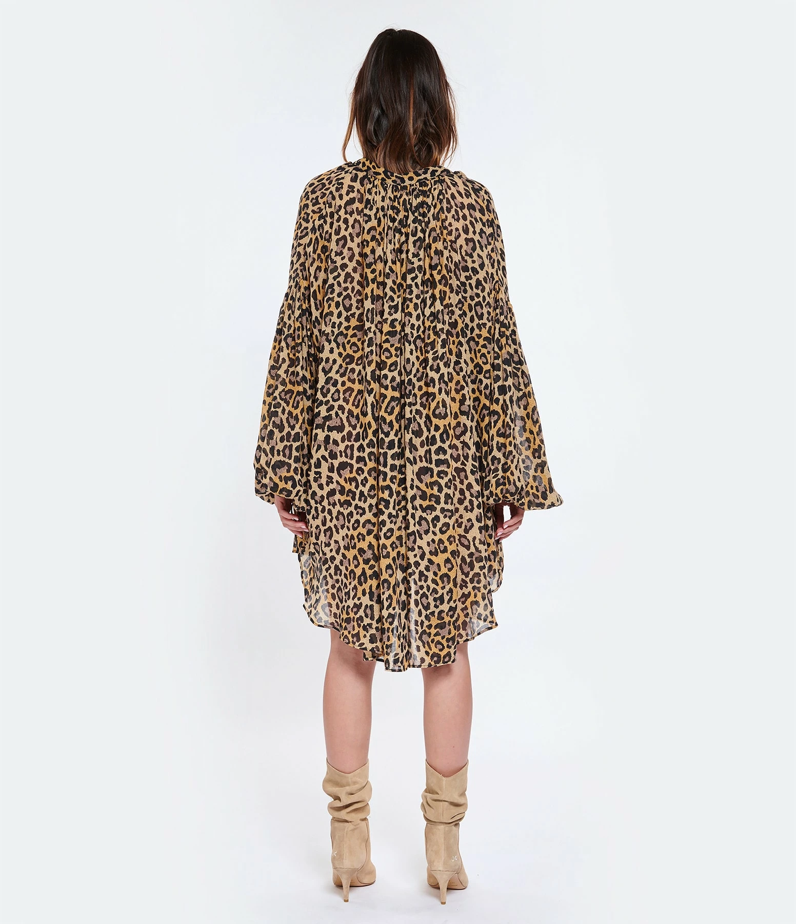Laurence Bras Robe Courte Lamu Léopard – Image 4