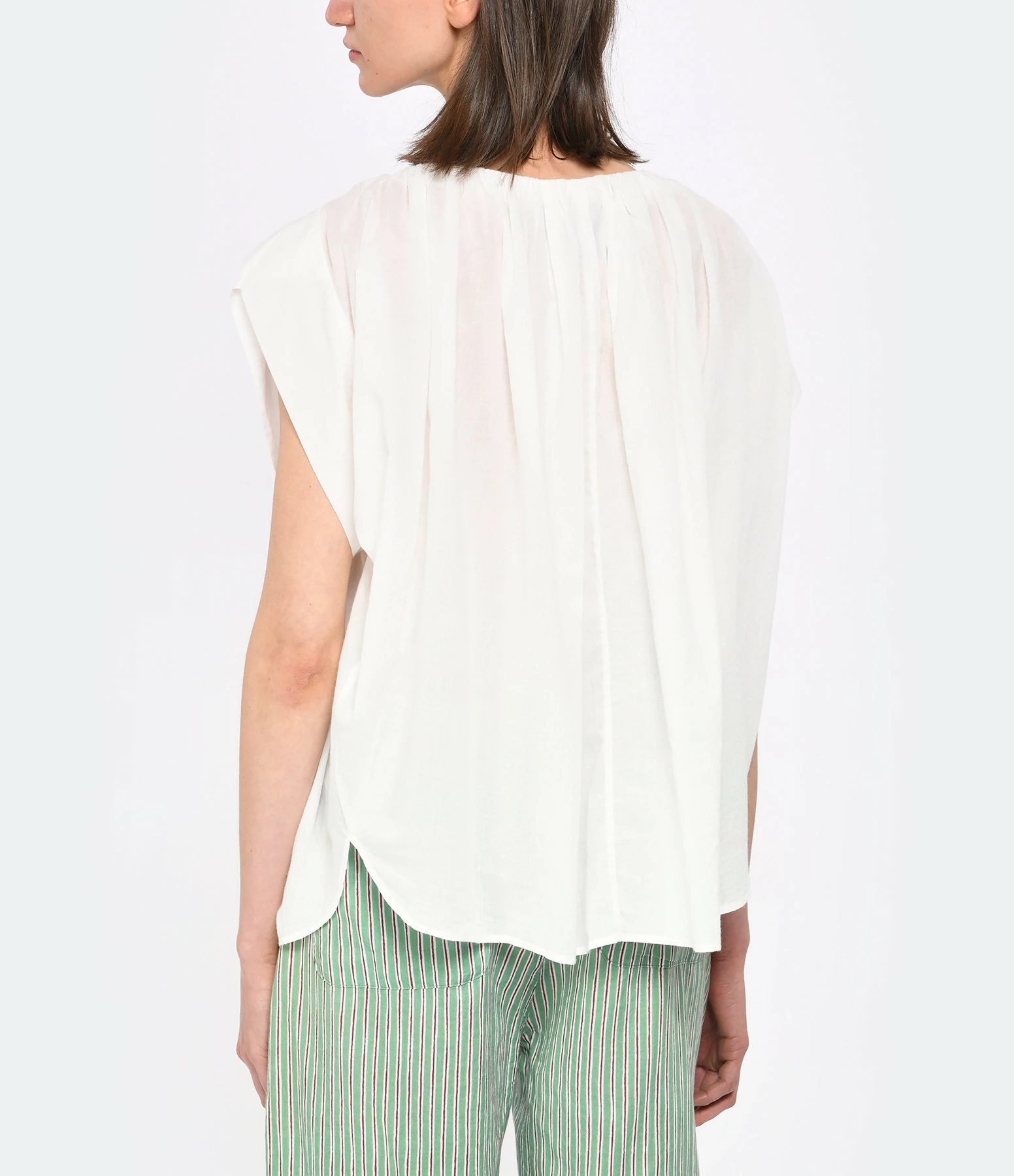 Laurence Bras Chemise Daffodil Coton Blanc 7 Laurence Bras Chemise Daffodil Coton Blanc – Image 5