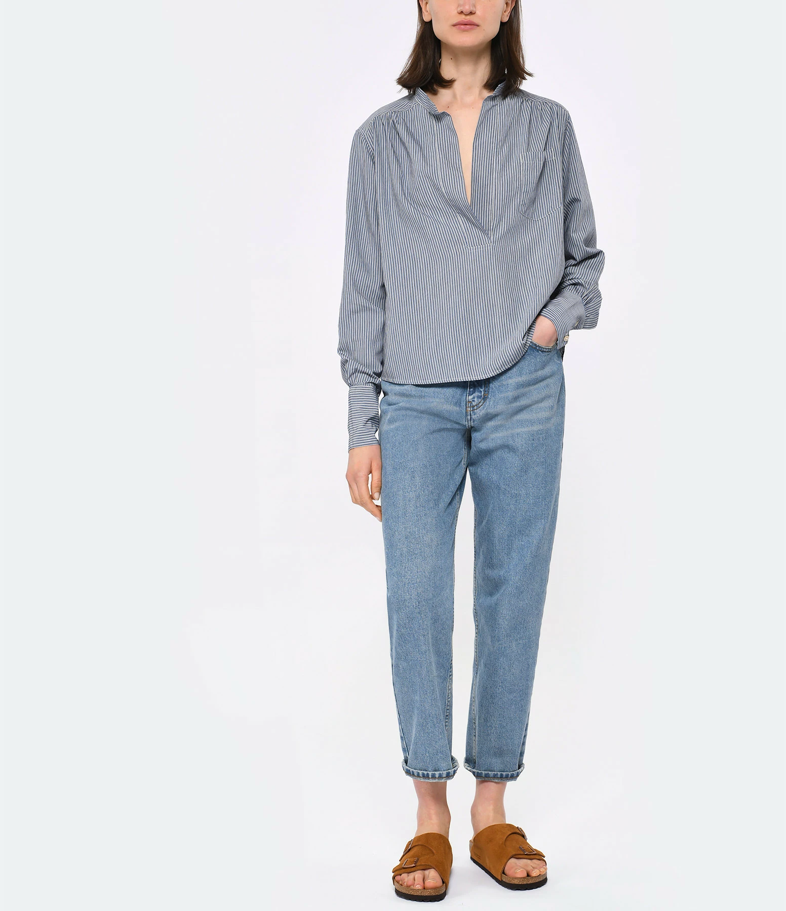 Laurence Bras Blouse Pou Rayures – Image 4