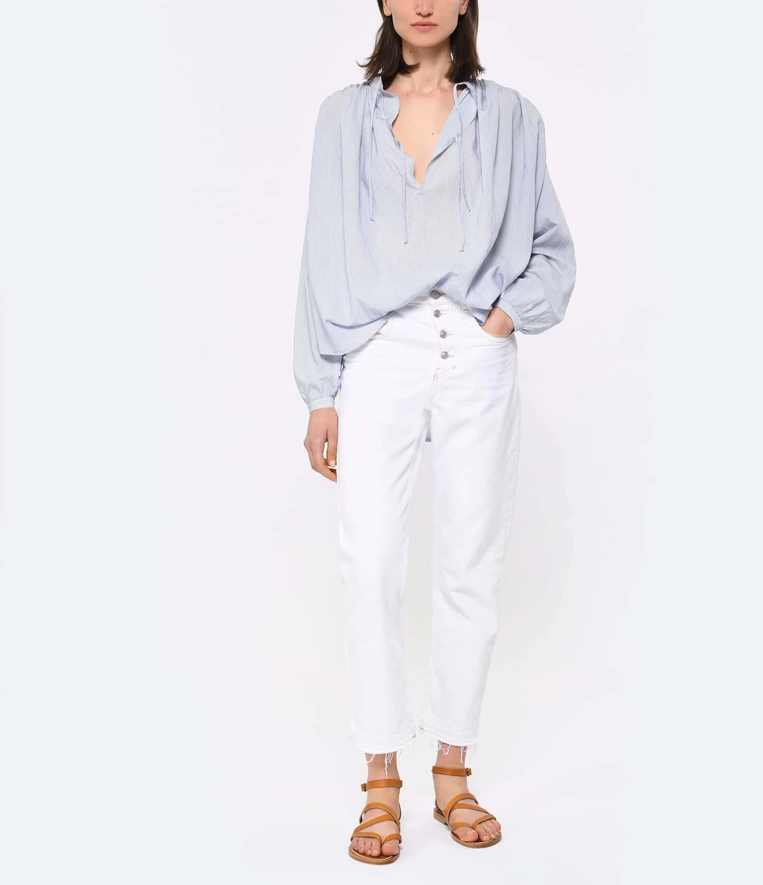 Laurence Bras Chemise New Cigar Bleu – Image 4