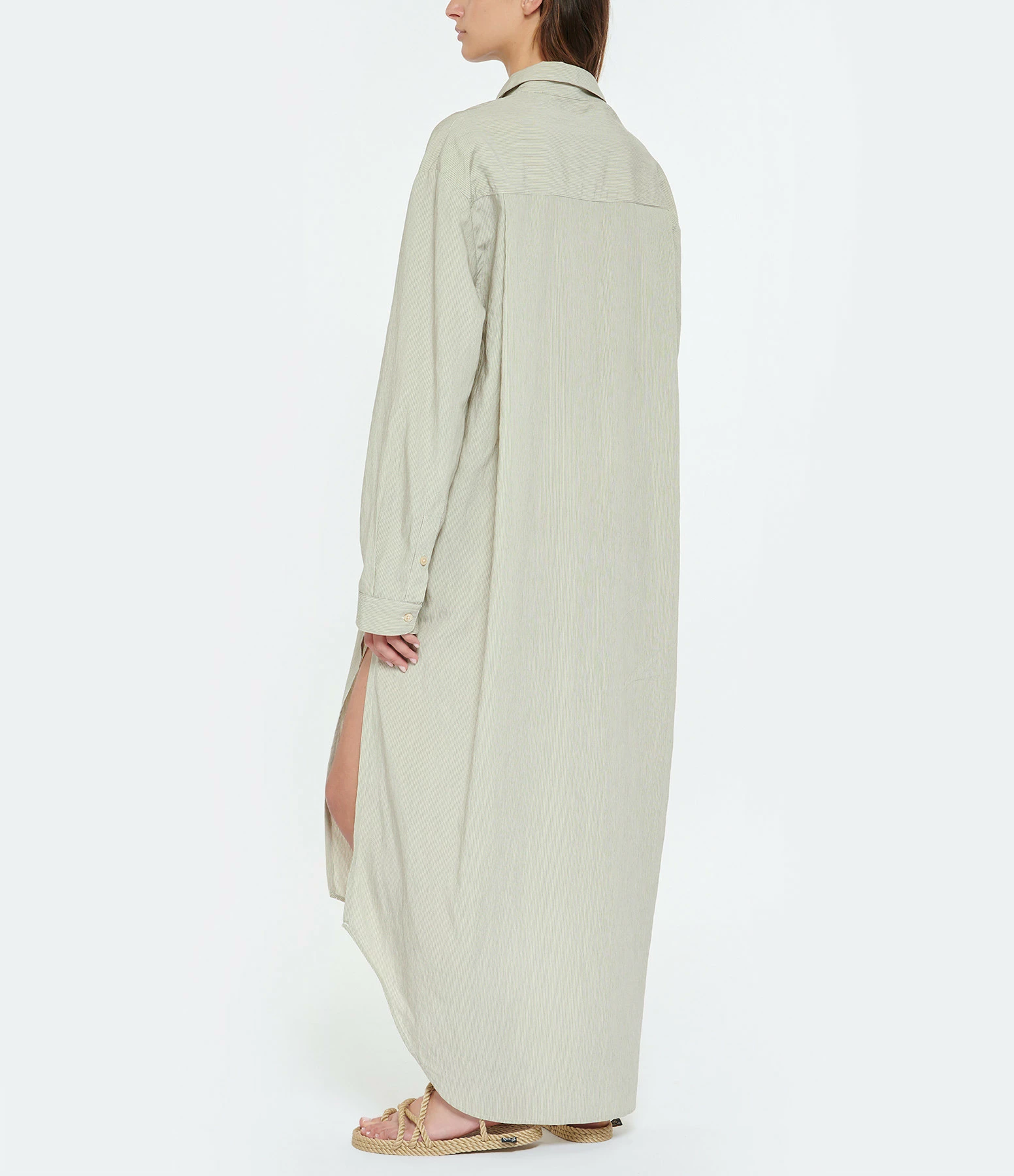 Laurence Bras Robe Chemise Giulia Rayure Bleu – Image 4