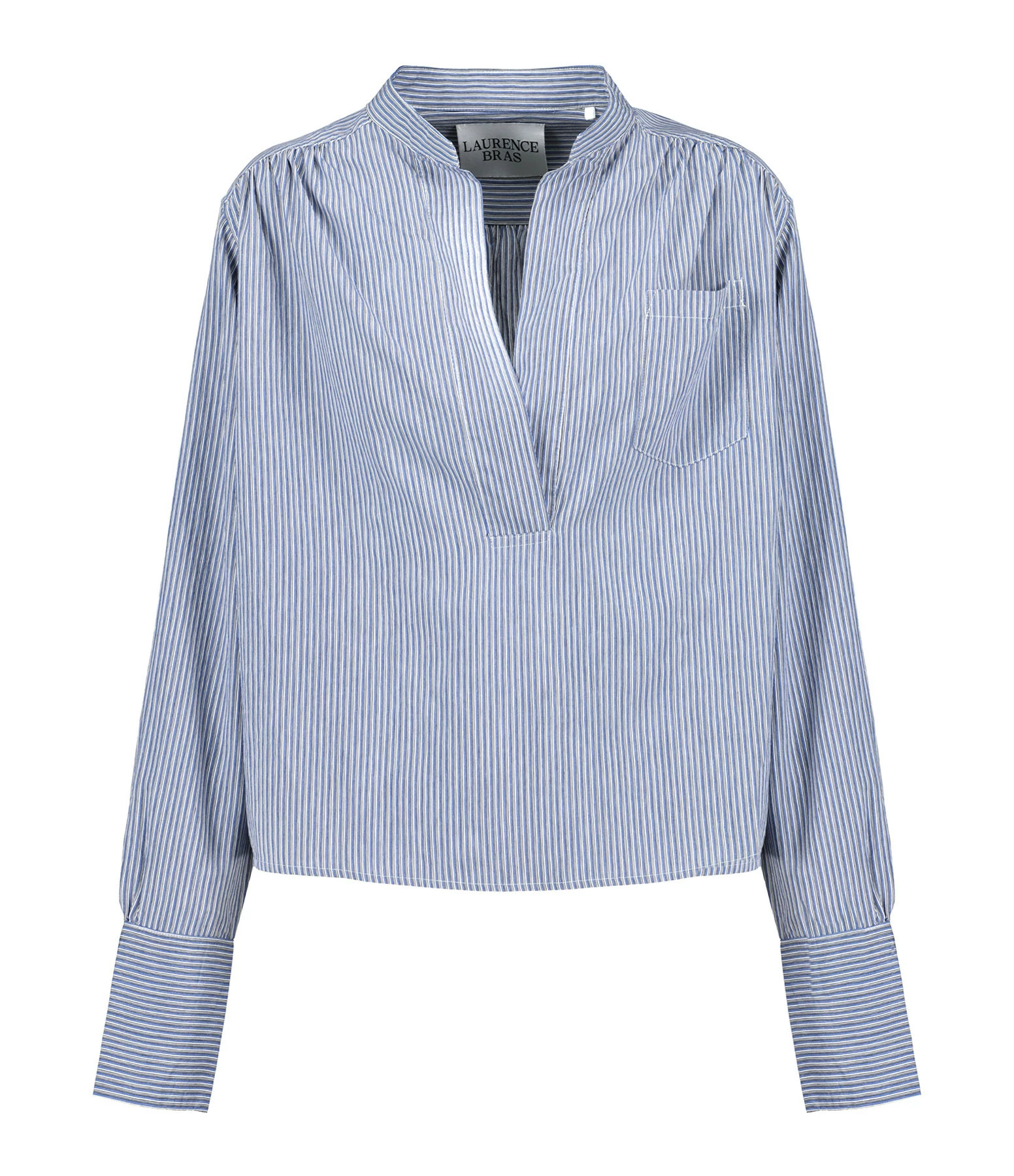 Laurence Bras Blouse Pou Rayures