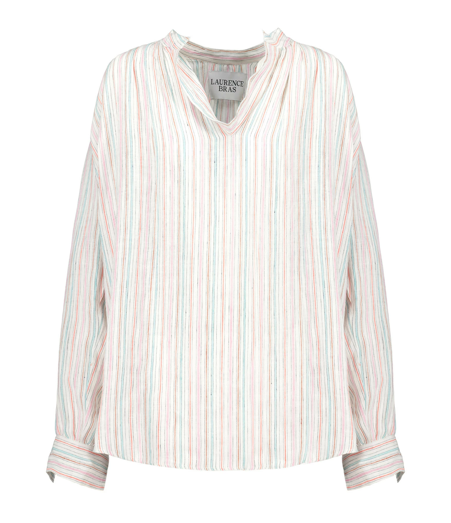 Laurence Bras Chemise Juul Lin Rayures Multicolore