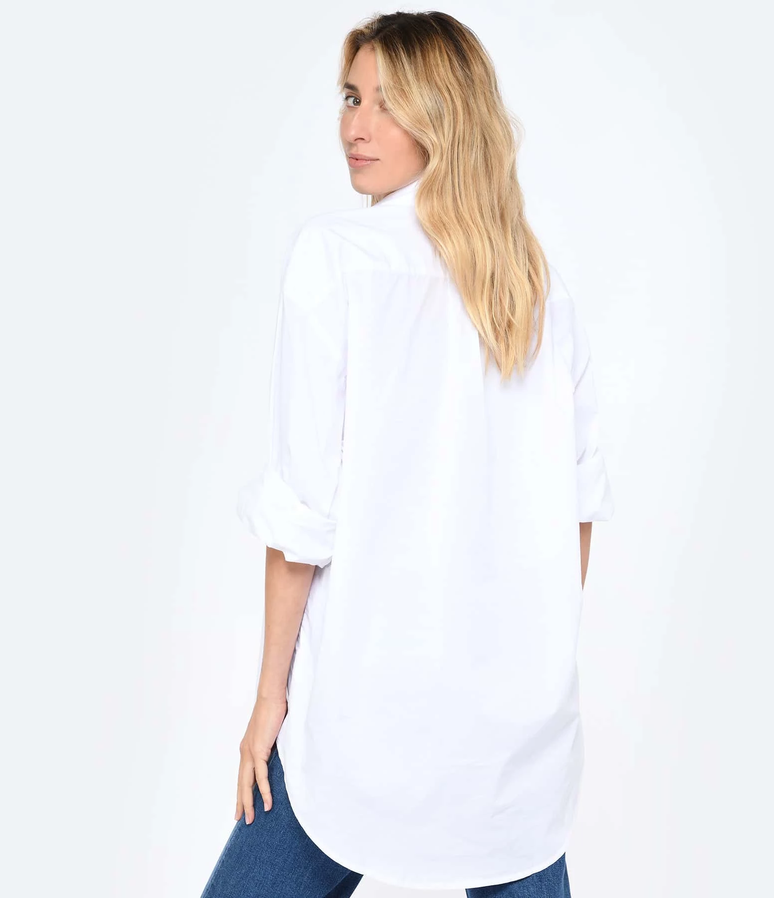 LES FÉLICITÉS Chemise Félicy Blanche, Pierre De Protection – Image 6