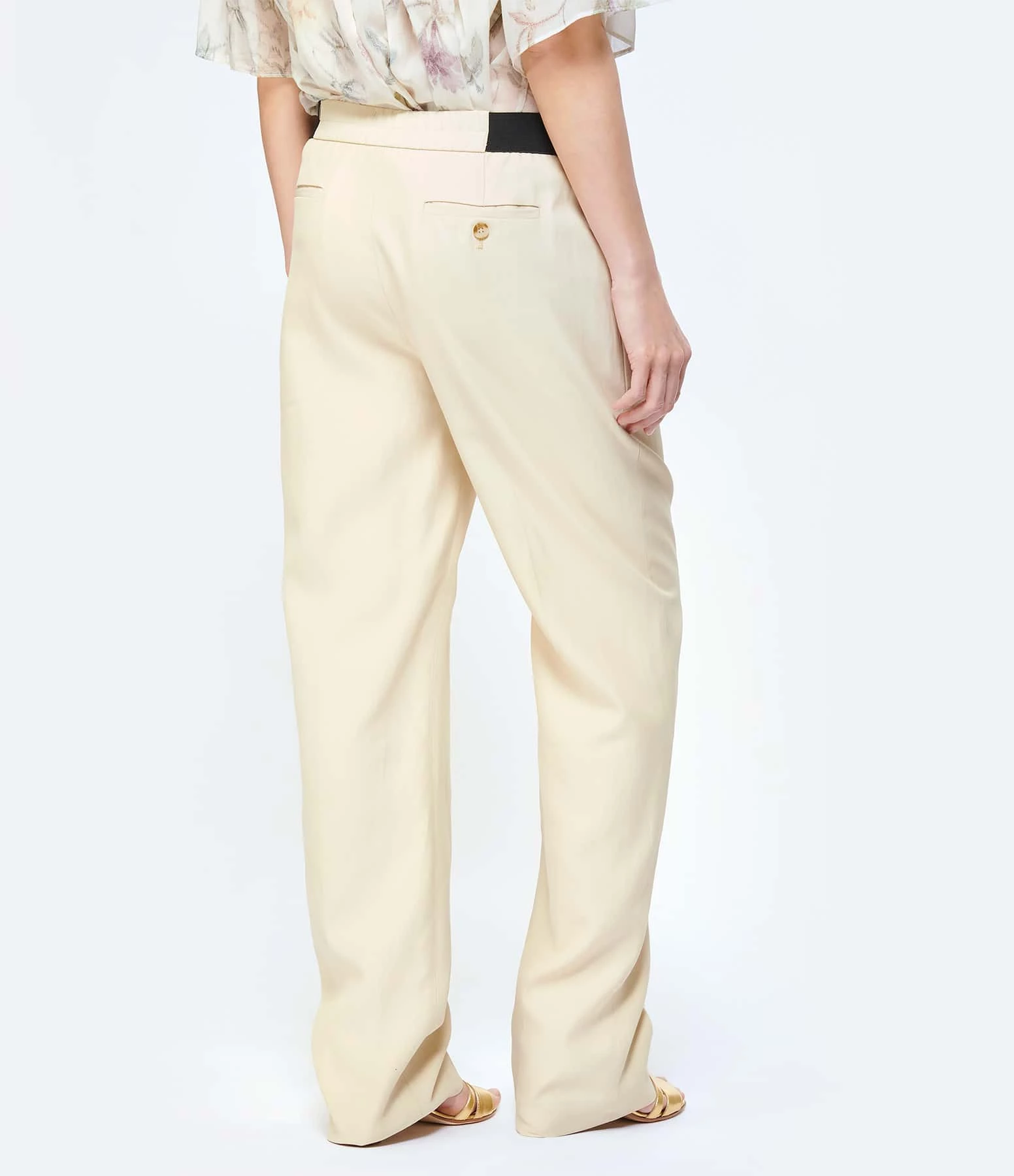 LOULOU STUDIO Pantalon Takaroa Lin Beige – Image 5