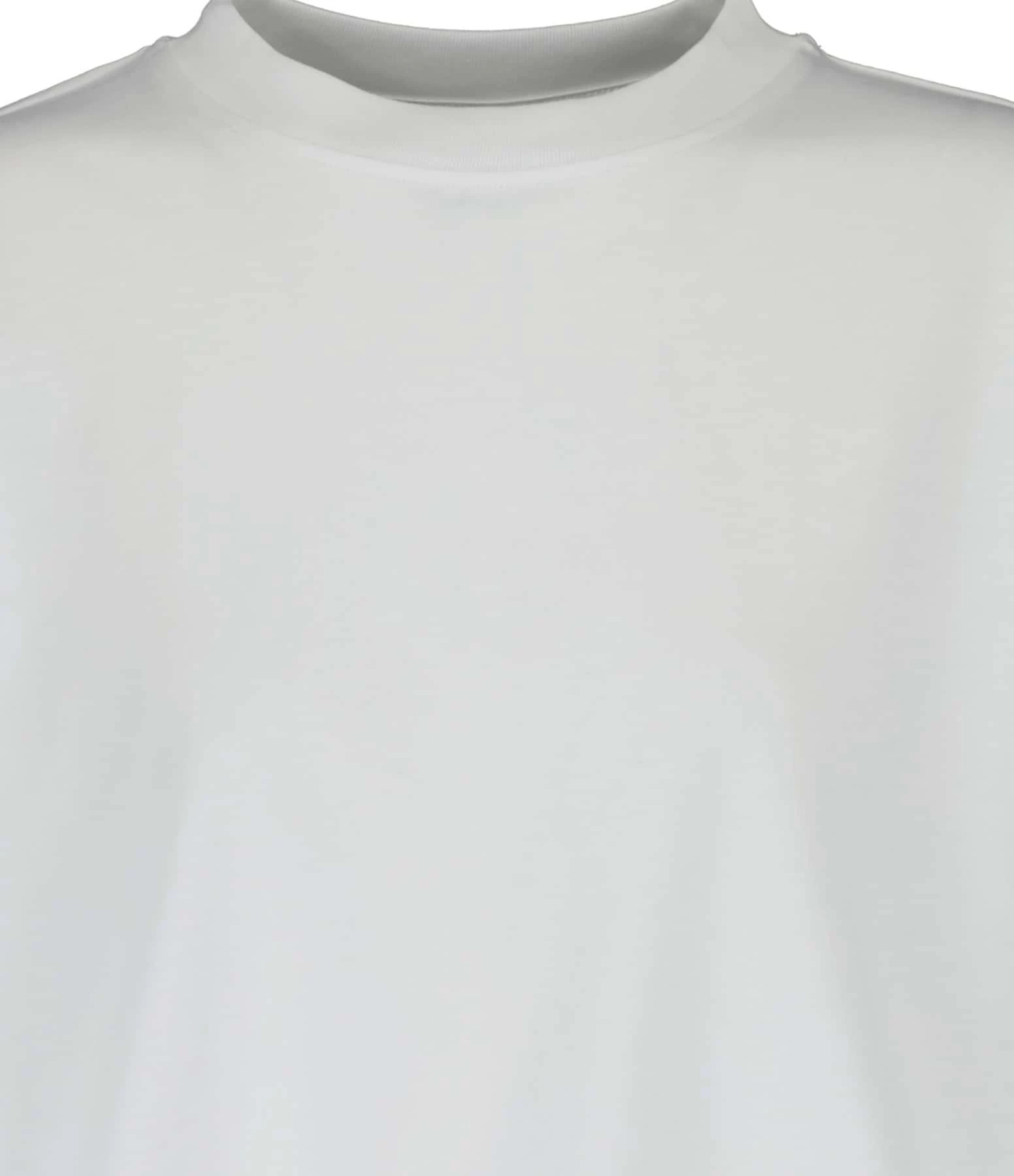 LOULOU STUDIO Tee-shirt Court Gupo Coton Blanc – Image 2