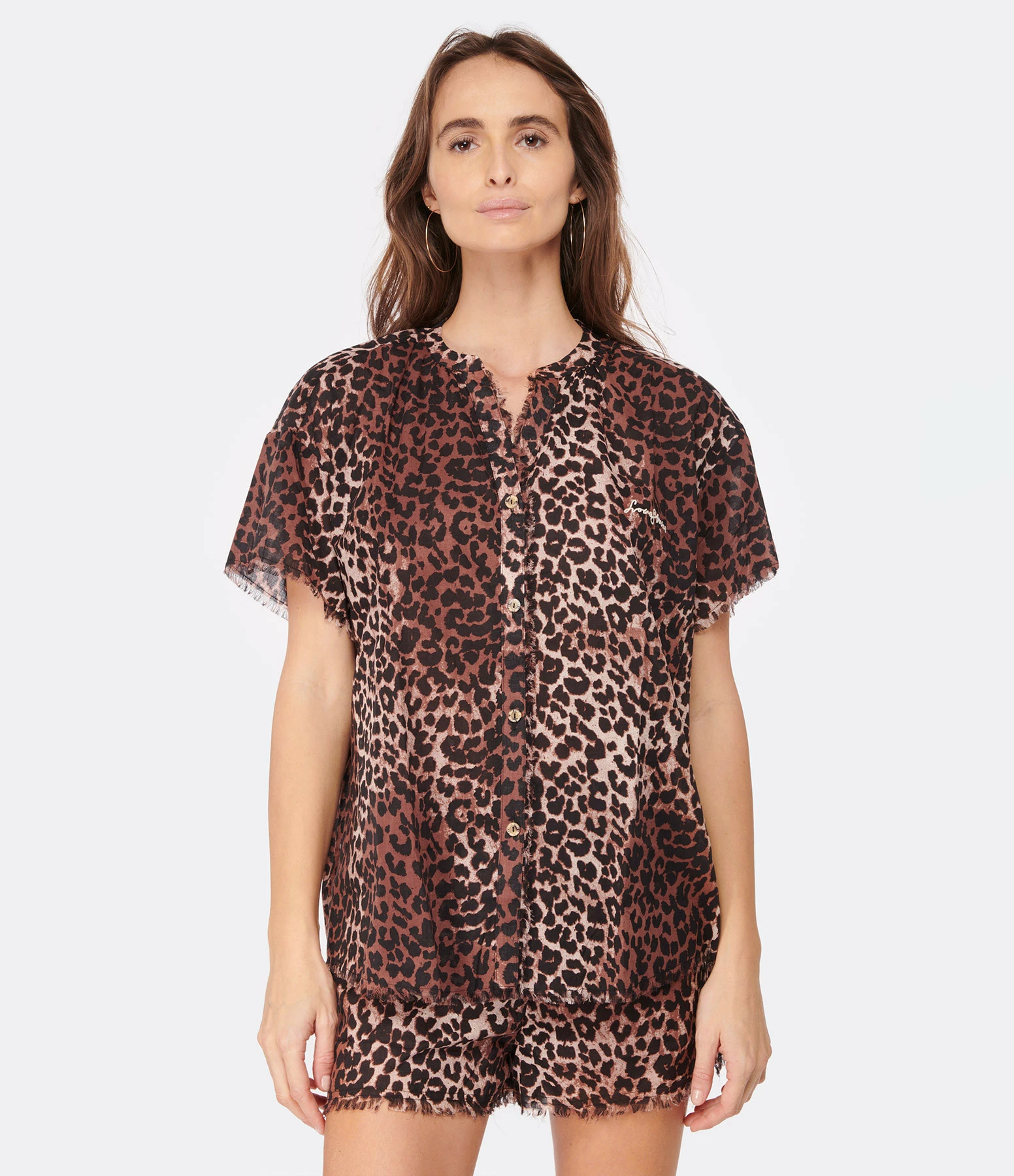 Love Stories Chemise Mila Coton Léopard – Image 3