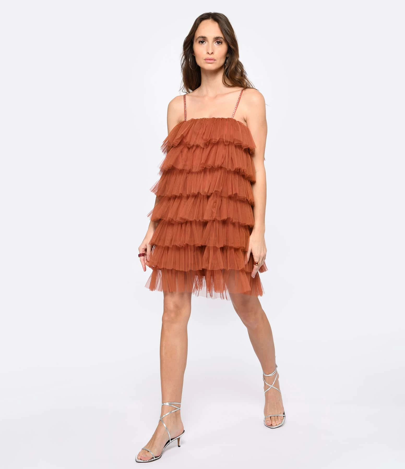 Love Stories Robe Eve Franges Rouge – Image 3