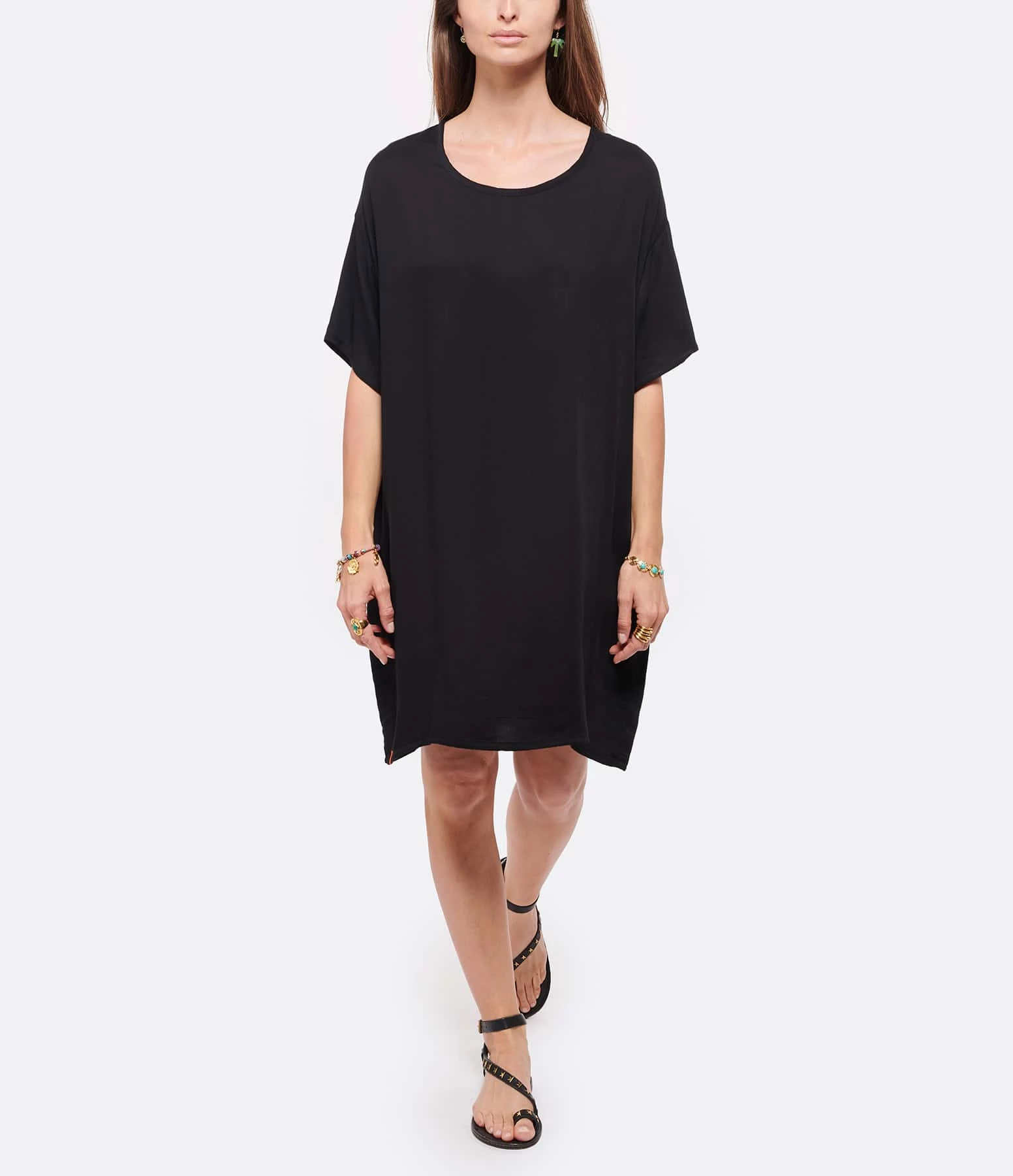 MAEVY MOUVEMENT LIBRE Robe Iris Noir – Image 3