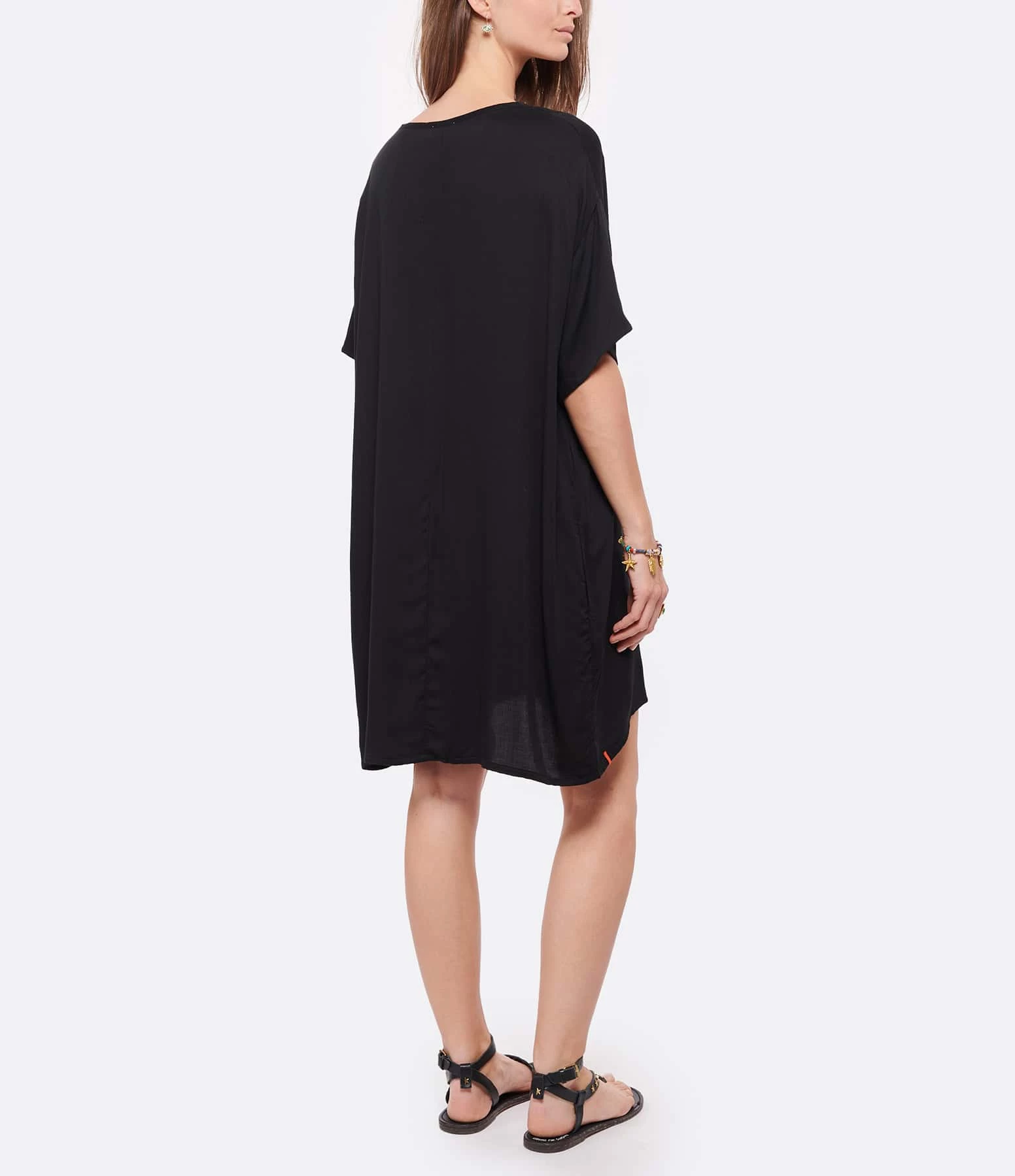 MAEVY MOUVEMENT LIBRE Robe Iris Noir – Image 4