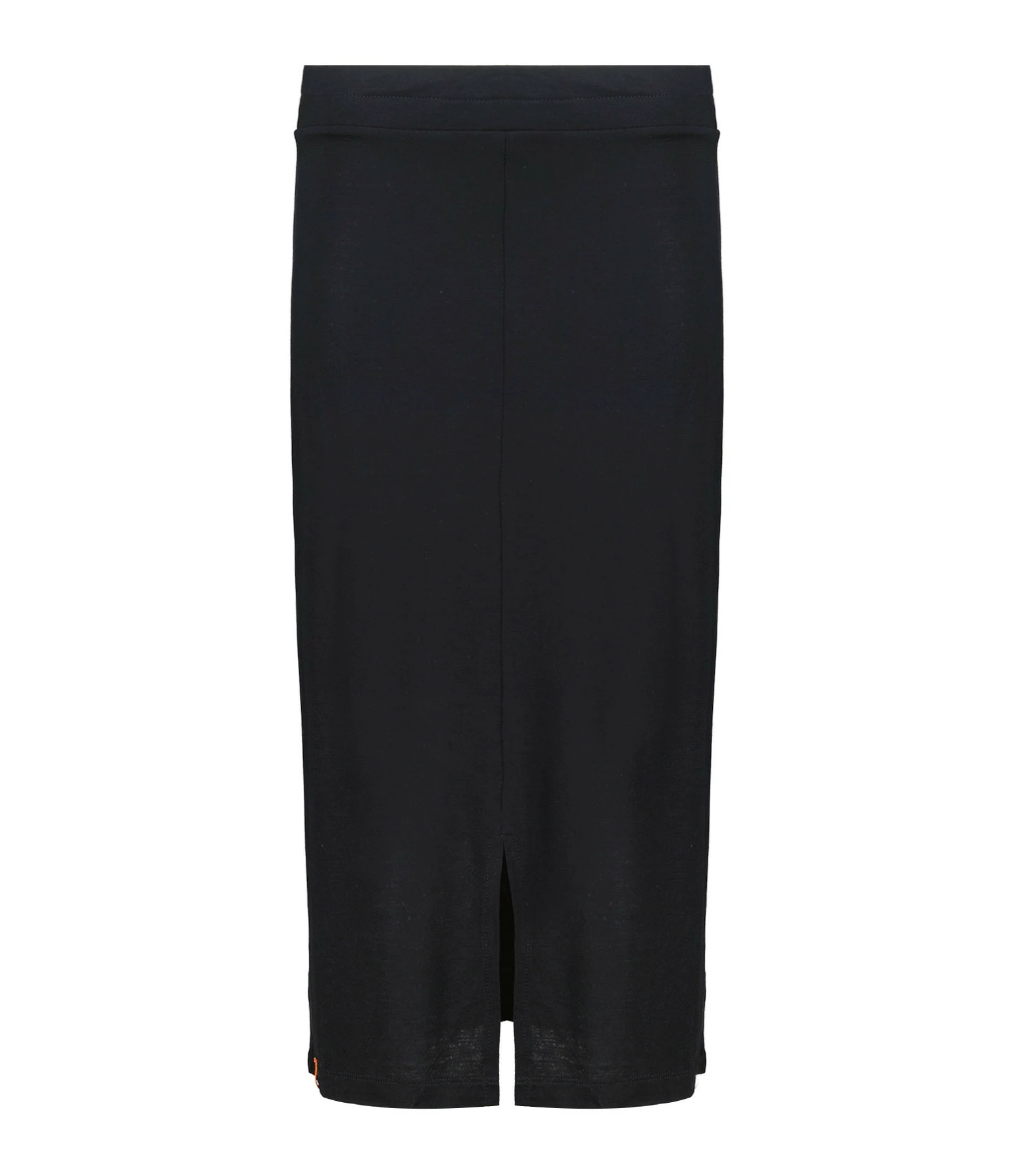 MAEVY MOUVEMENT LIBRE Jupe Fendue Flo Bambou Noir