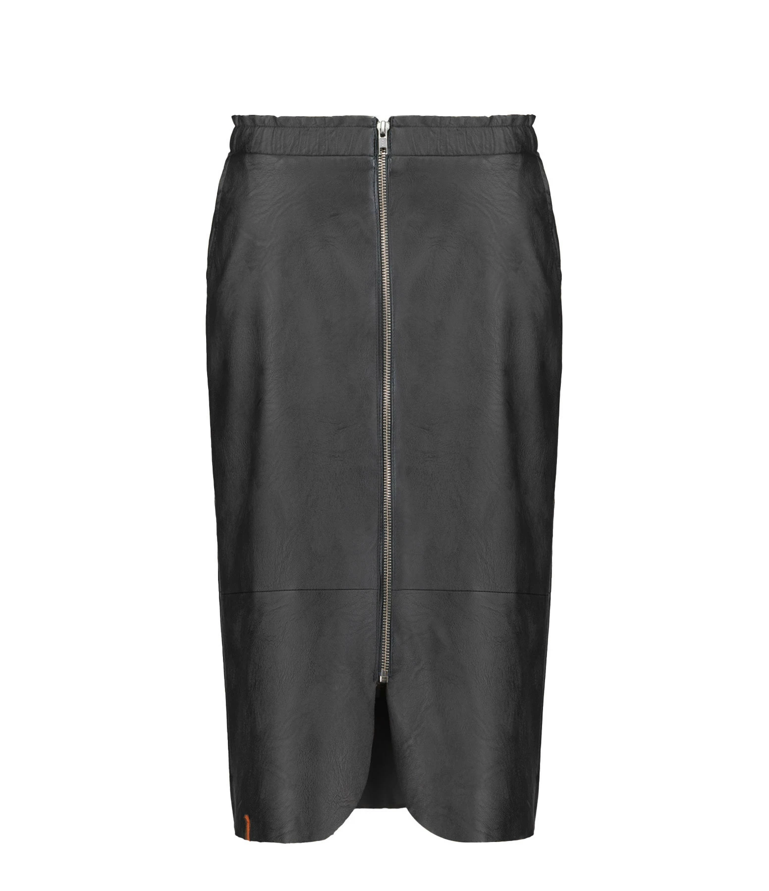 MAEVY MOUVEMENT LIBRE Jupe Vegan Cuir Noir