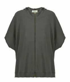 MAEVY MOUVEMENT LIBRE Sweatshirt Zip Fleece Coton Acier