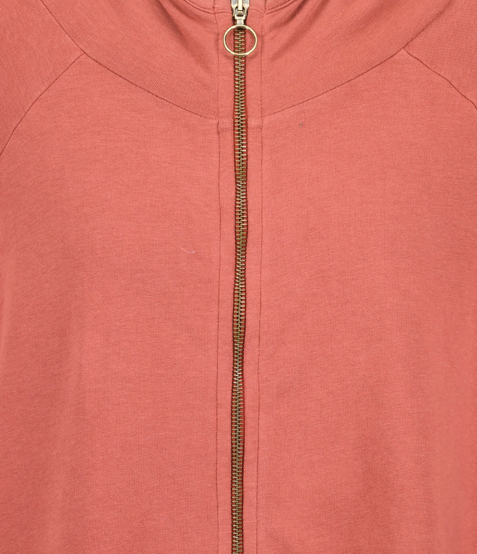 MAEVY MOUVEMENT LIBRE Sweatshirt Zip Fleece Coton Terracotta – Image 2