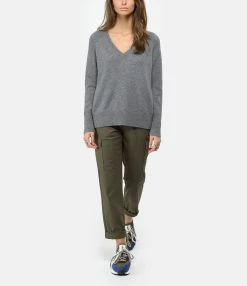 MAISON STANDARDS Pantalon Militaire Kaki 9 MAISON STANDARDS Pantalon Militaire Kaki -Boutique de vente ZIMMERMANN maiso look20201029 405