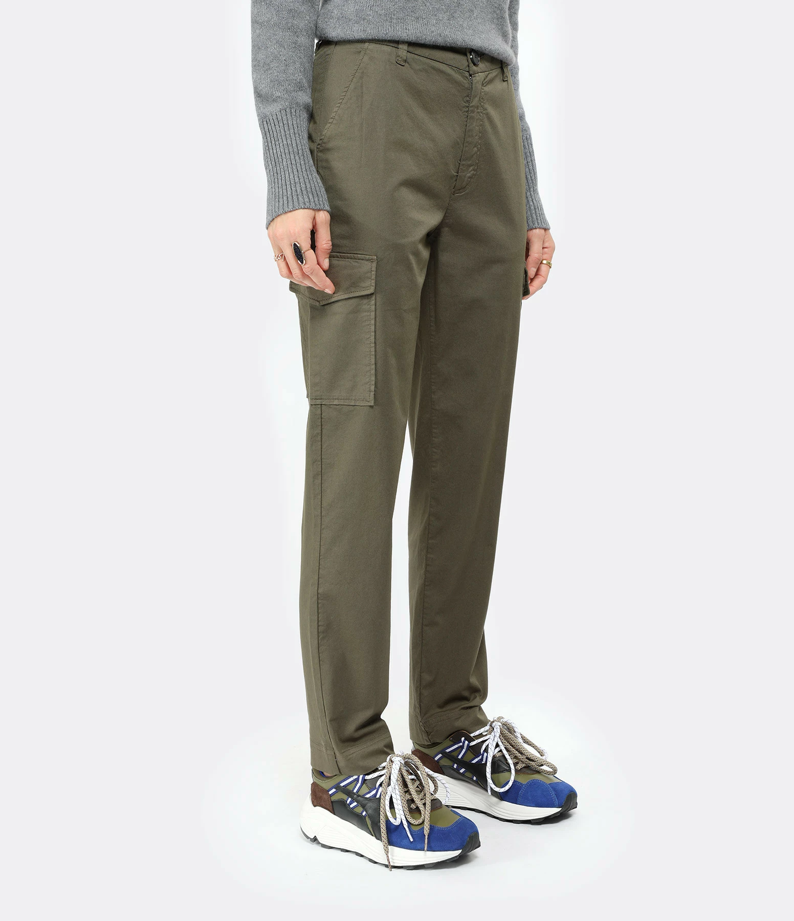 MAISON STANDARDS Pantalon Militaire Kaki 6 MAISON STANDARDS Pantalon Militaire Kaki – Image 4