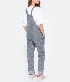 MAISON STANDARDS Salopette Berenice Coton Rayures Bleu 9 MAISON STANDARDS Salopette Berenice Coton Rayures Bleu -Boutique de vente ZIMMERMANN maiso look20210427 101
