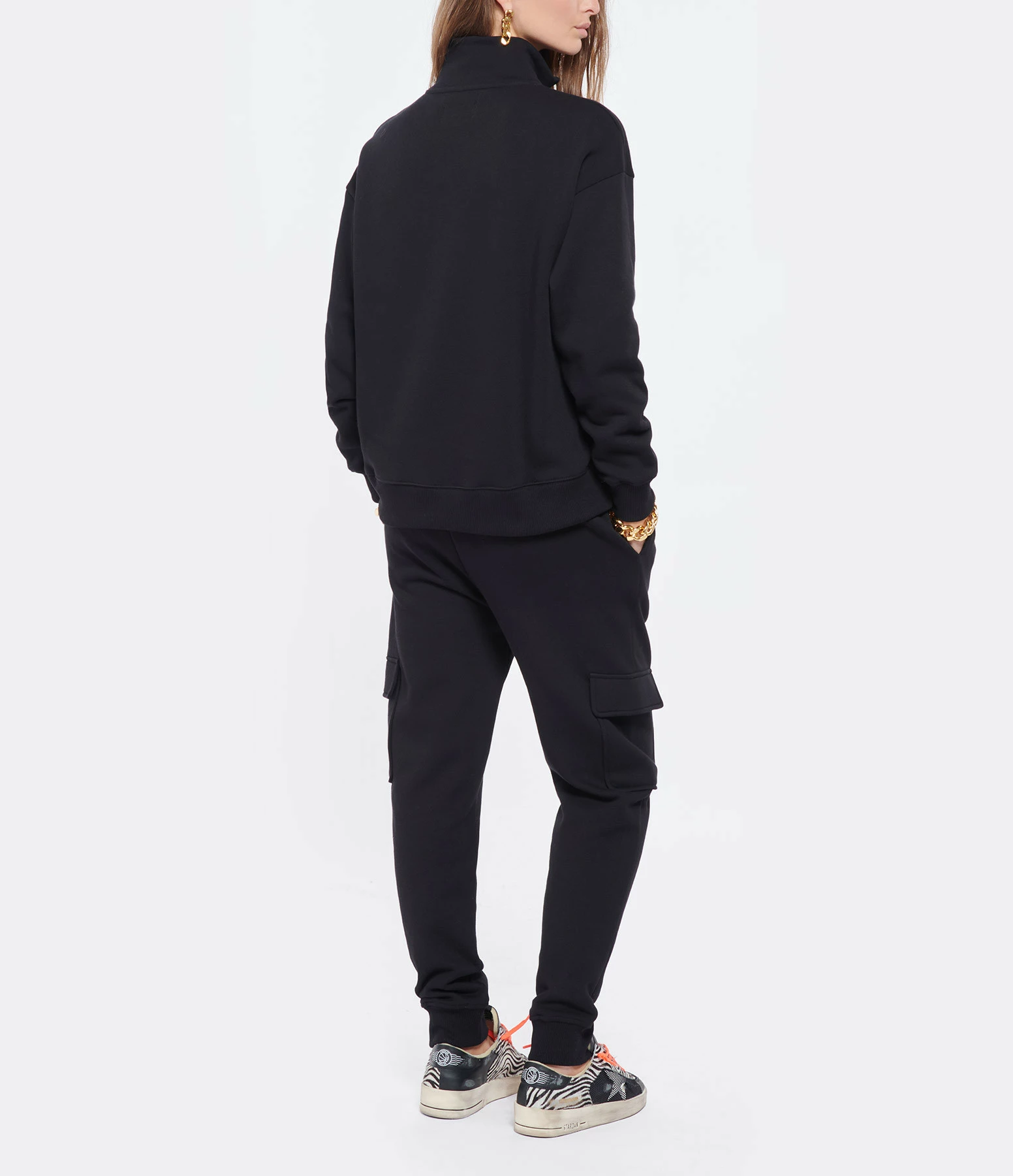 MAISON STANDARDS Sweatshirt Chiara Coton Noir – Image 4