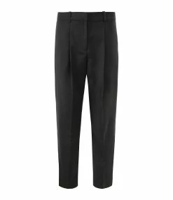 MAISON STANDARDS Pantalon à Pinces Laine Noir
