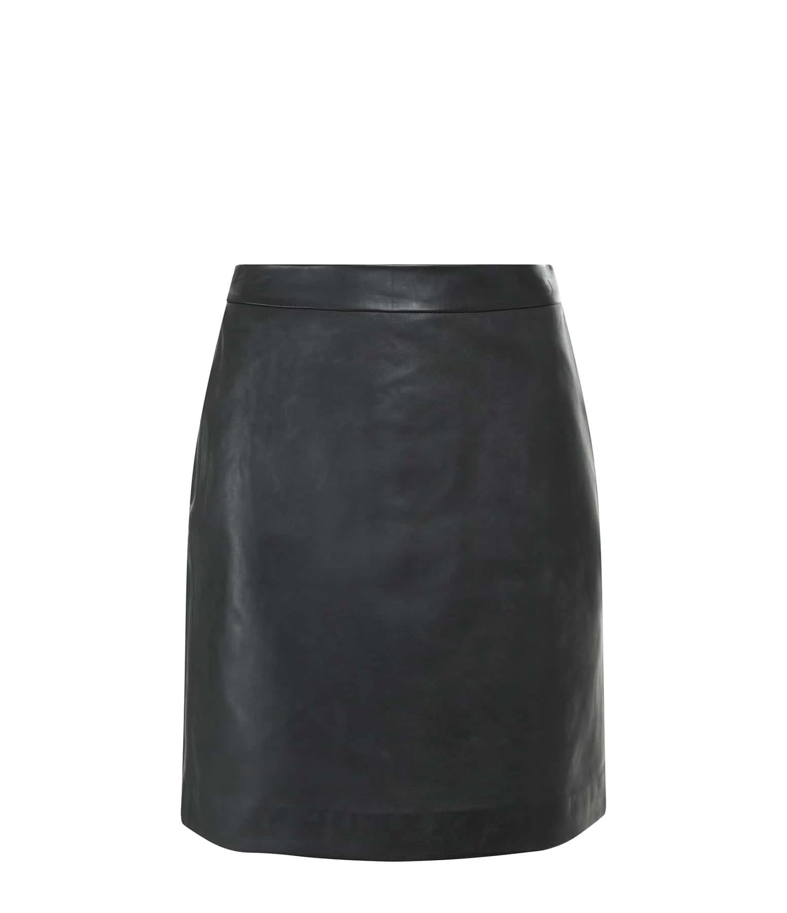 MAISON STANDARDS Jupe Cuir Noir