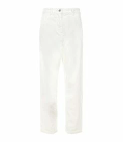 MAISON STANDARDS Pantalon Chino Bertine Coton Écru