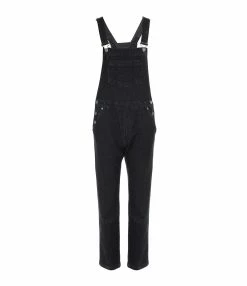 MAISON STANDARDS Salopette Bérénice Denim Noir