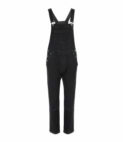MAISON STANDARDS Salopette Bérénice Denim Noir