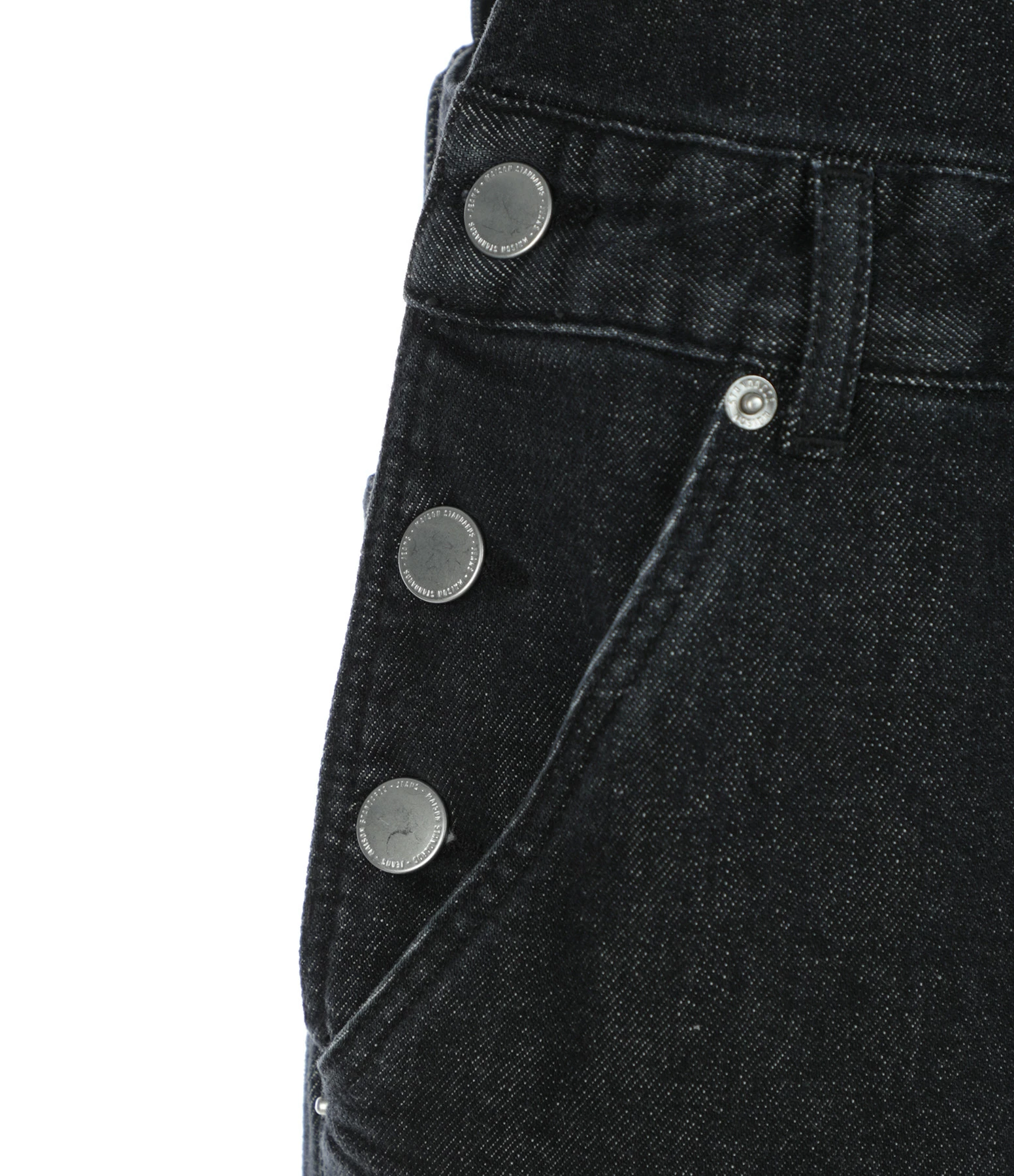 MAISON STANDARDS Salopette Bérénice Denim Noir – Image 2