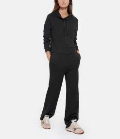 MAJESTIC FILATURES Pantalon Anthracite Chiné 9 MAJESTIC FILATURES Pantalon Anthracite Chiné -Boutique de vente ZIMMERMANN majes look20220706 384