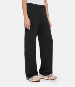 MAJESTIC FILATURES Pantalon Anthracite Chiné 10 MAJESTIC FILATURES Pantalon Anthracite Chiné -Boutique de vente ZIMMERMANN majes look20220706 438