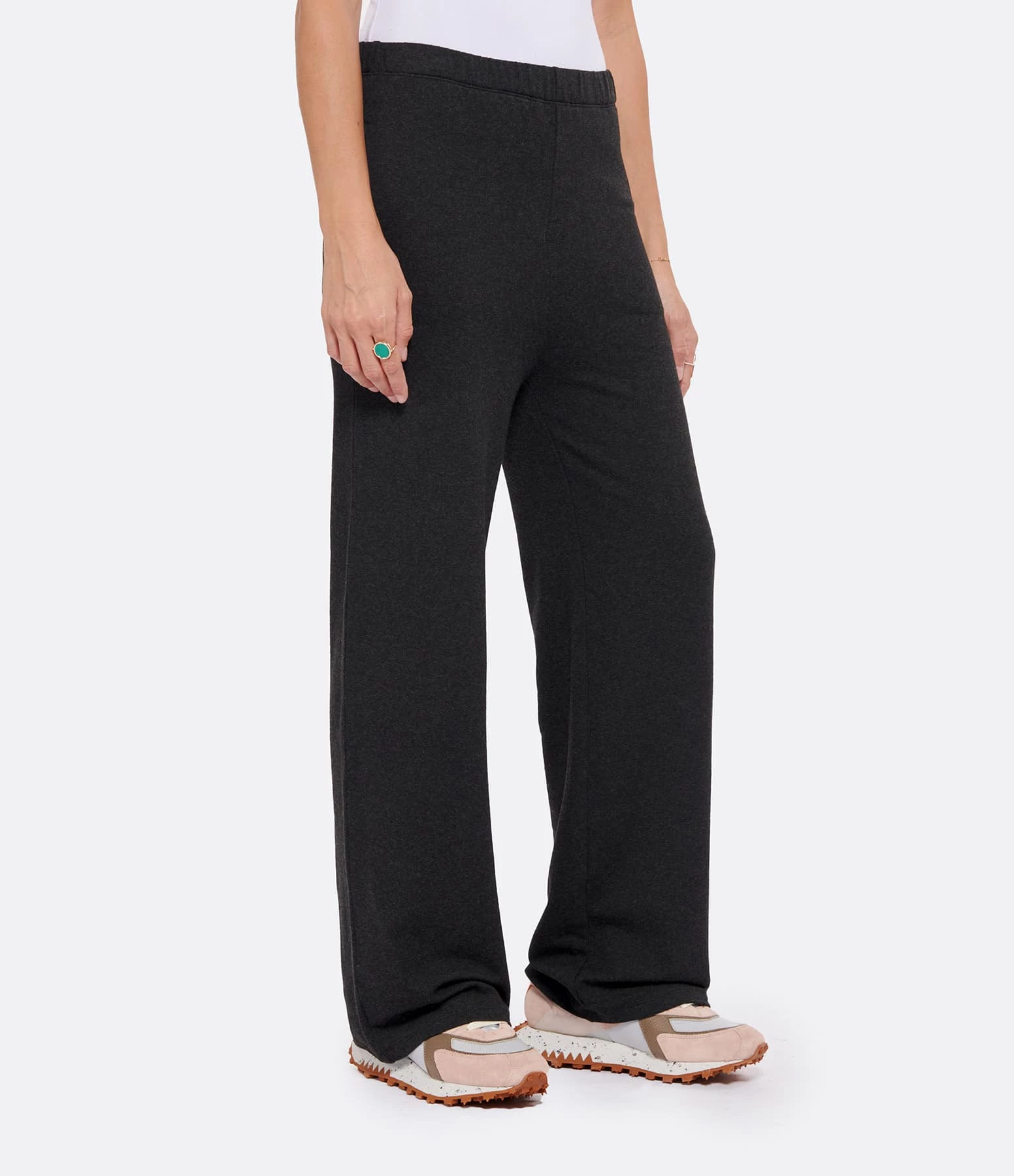MAJESTIC FILATURES Pantalon Anthracite Chiné 6 MAJESTIC FILATURES Pantalon Anthracite Chiné – Image 4