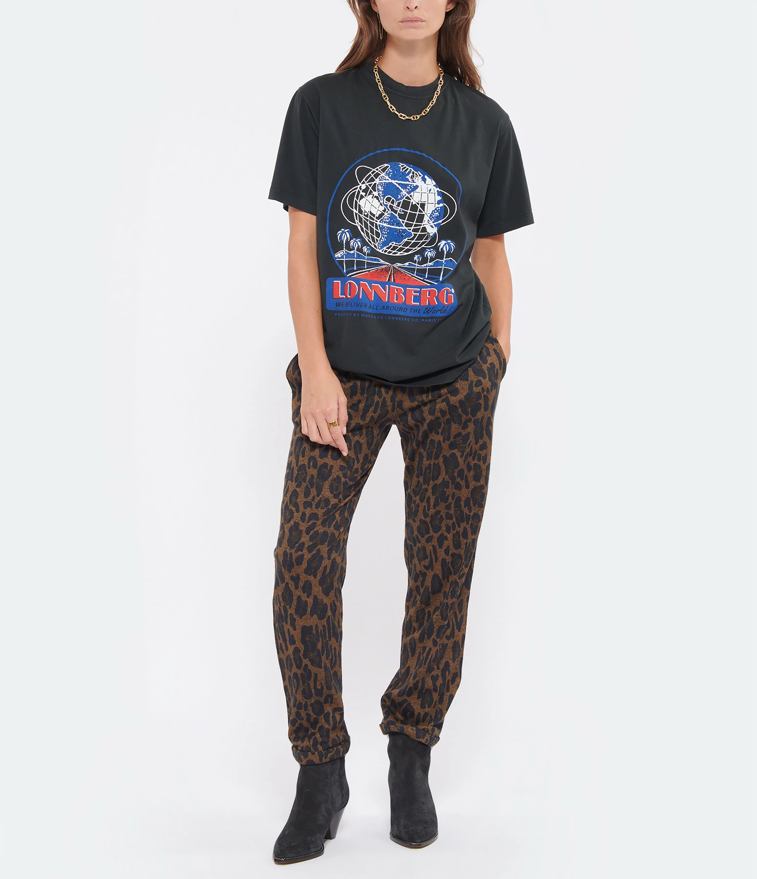 MAJESTIC FILATURES Pantalon Coton Léopard Camel 5 MAJESTIC FILATURES Pantalon Coton Léopard Camel – Image 3