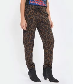 MAJESTIC FILATURES Pantalon Coton Léopard Camel 11 MAJESTIC FILATURES Pantalon Coton Léopard Camel -Boutique de vente ZIMMERMANN majes look20220831 395