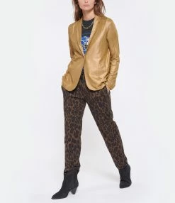 MAJESTIC FILATURES Pantalon Coton Léopard Camel 13 MAJESTIC FILATURES Pantalon Coton Léopard Camel -Boutique de vente ZIMMERMANN majes look20220831 401