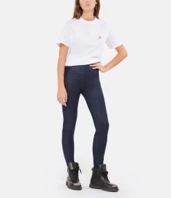 MAJESTIC FILATURES Legging Métallique Navy 10 MAJESTIC FILATURES Legging Métallique Navy -Boutique de vente ZIMMERMANN majes look20220907 443