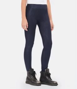 MAJESTIC FILATURES Legging Métallique Navy 11 MAJESTIC FILATURES Legging Métallique Navy -Boutique de vente ZIMMERMANN majes look20220907 446