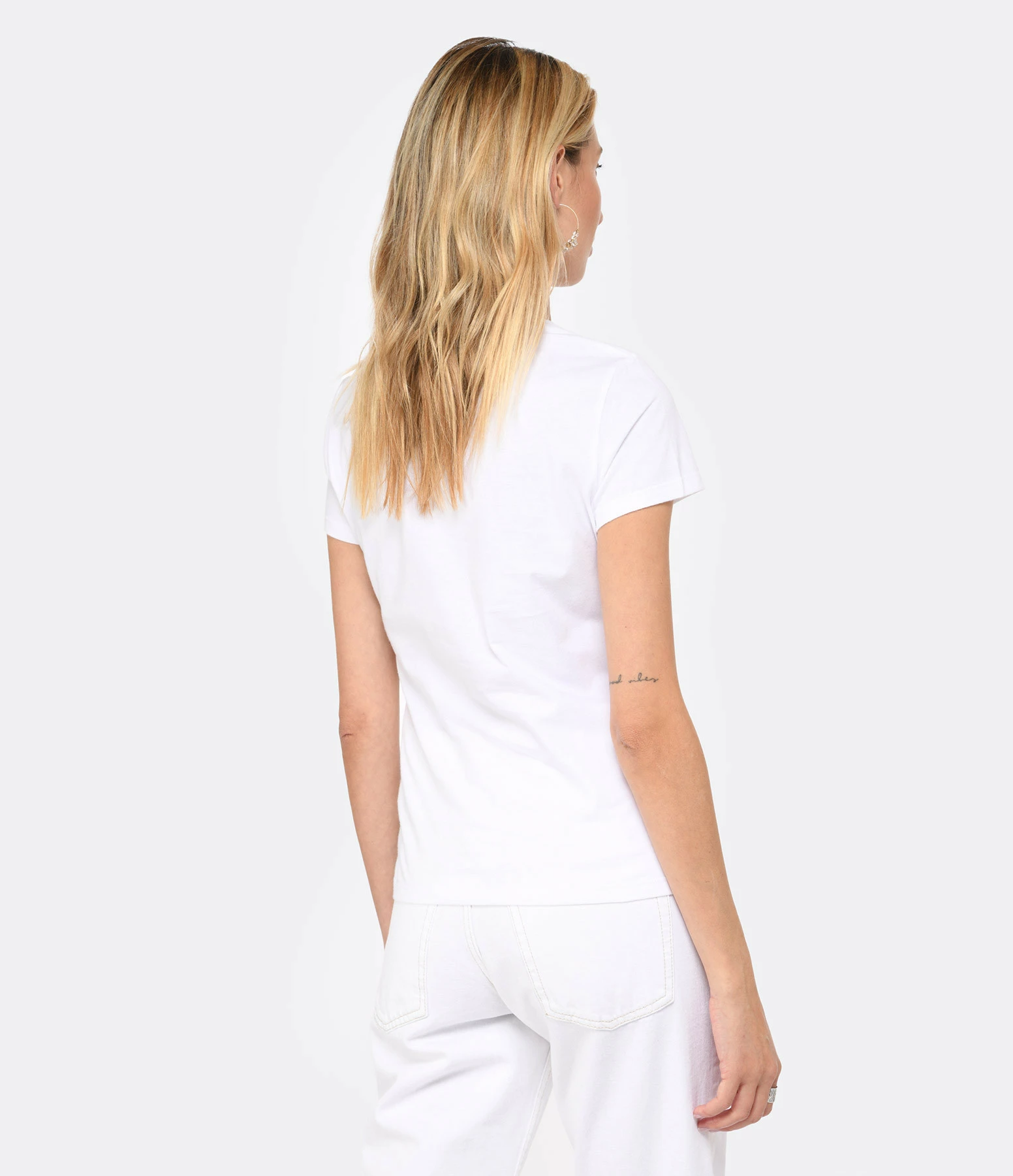 MAJESTIC FILATURES Tee-shirt Coton Addict Rose Fluo – Image 4