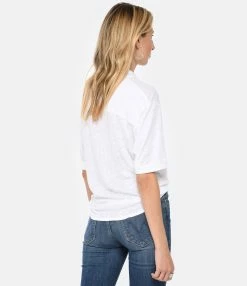 MAJESTIC FILATURES Chemise Lin Blanc 10 MAJESTIC FILATURES Chemise Lin Blanc -Boutique de vente ZIMMERMANN majes look20230111 477