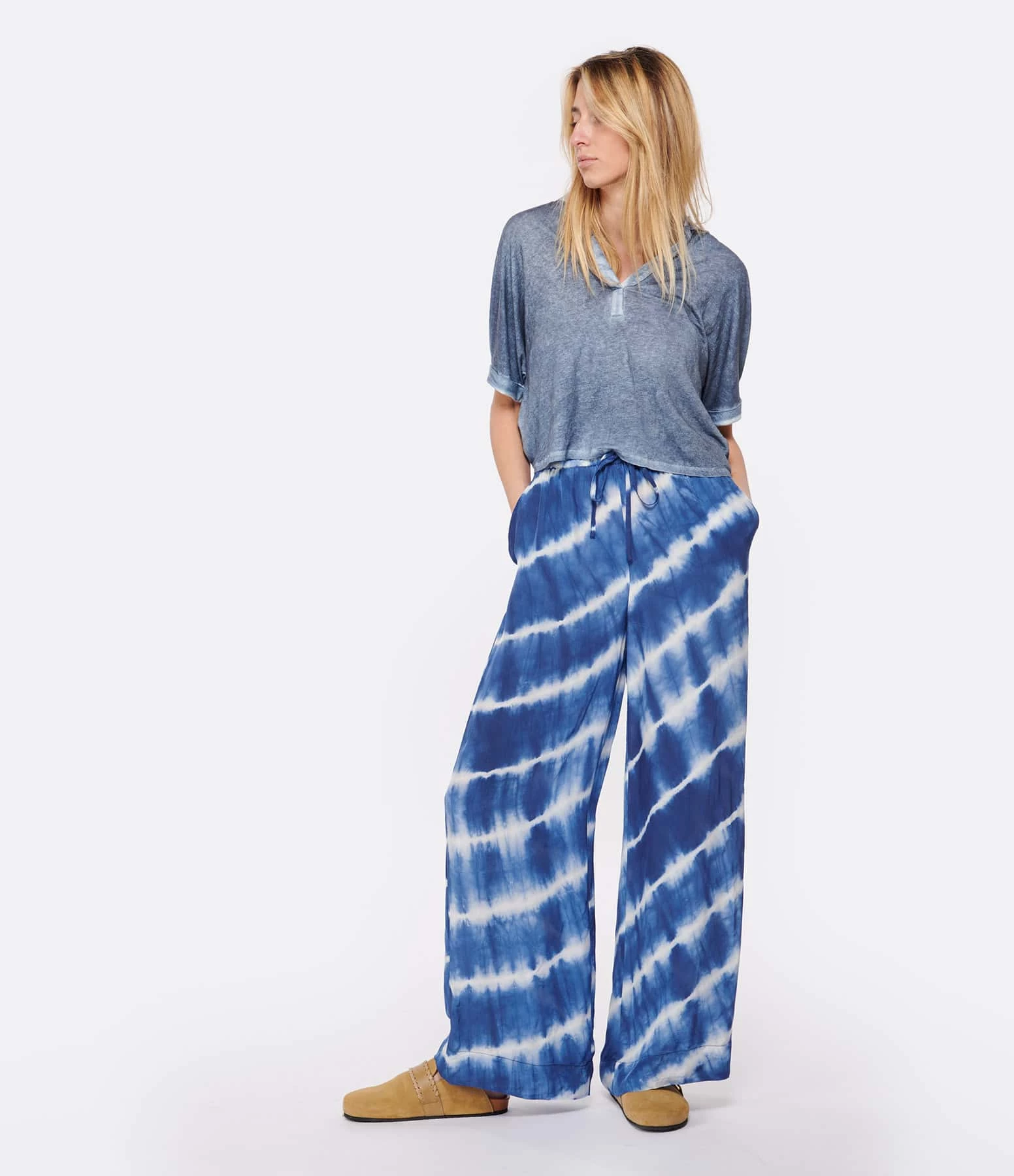 MAJESTIC FILATURES Tee-shirt Lin Océan – Image 6